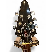 Used Gibson 70s flying v mirror Black Solid Body Electric Guitar