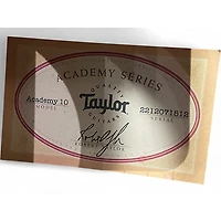 Used Taylor Academy 10 Natural Acoustic Guitar