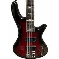 Used Schecter Guitar Research Stiletto Extreme 4 String Red Electric Bass Guitar