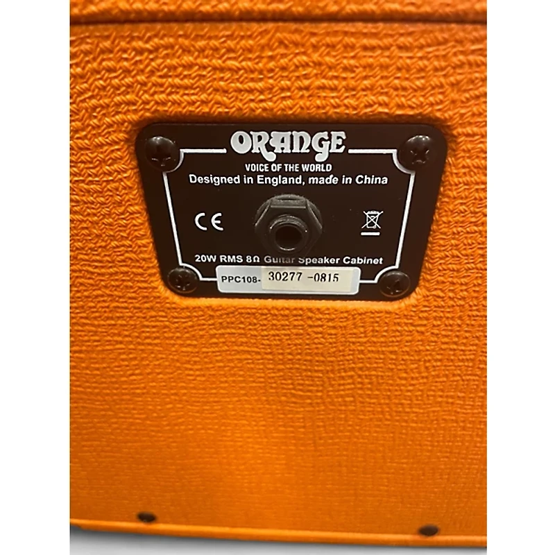 Used Orange Amplifiers ppc 108 Guitar Cabinet