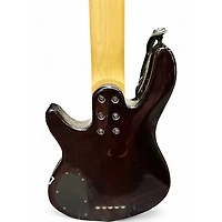 Used Schecter Guitar Research Raiden Special 5 String Trans Red Electric Bass Guitar