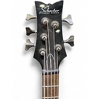 Used Schecter Guitar Research Raiden Special 5 String Trans Red Electric Bass Guitar