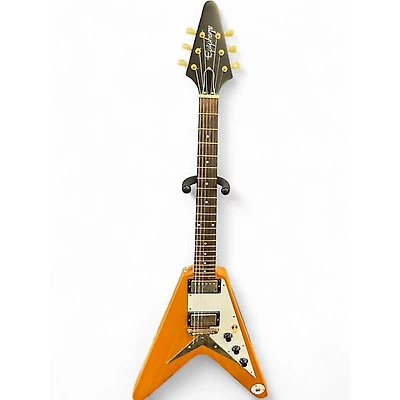 Used Epiphone 1958 Korina Flying V NATURAL Solid Body Electric Guitar