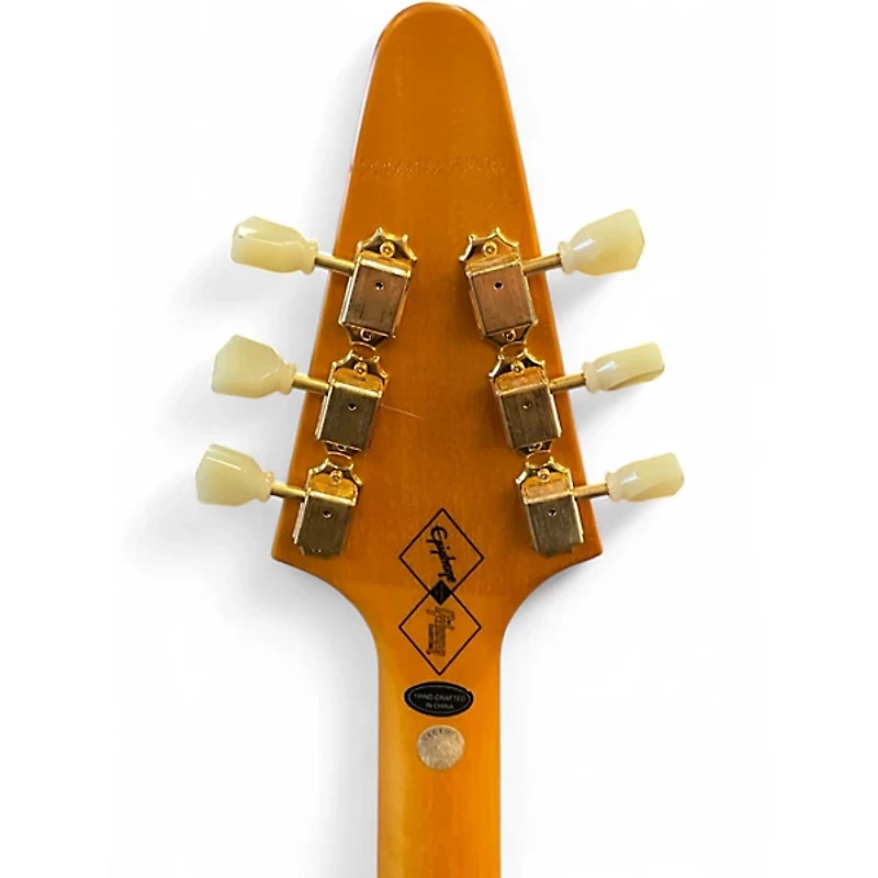 Used Epiphone 1958 Korina Flying V NATURAL Solid Body Electric Guitar