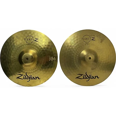 Used Zildjian 13in Planet Z Hi Hat Pair Cymbal