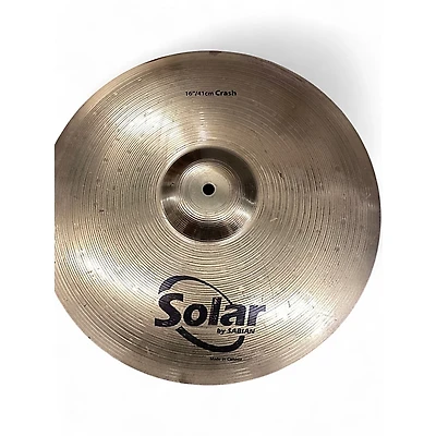Used Solar by Sabian 16in CRASH Cymbal