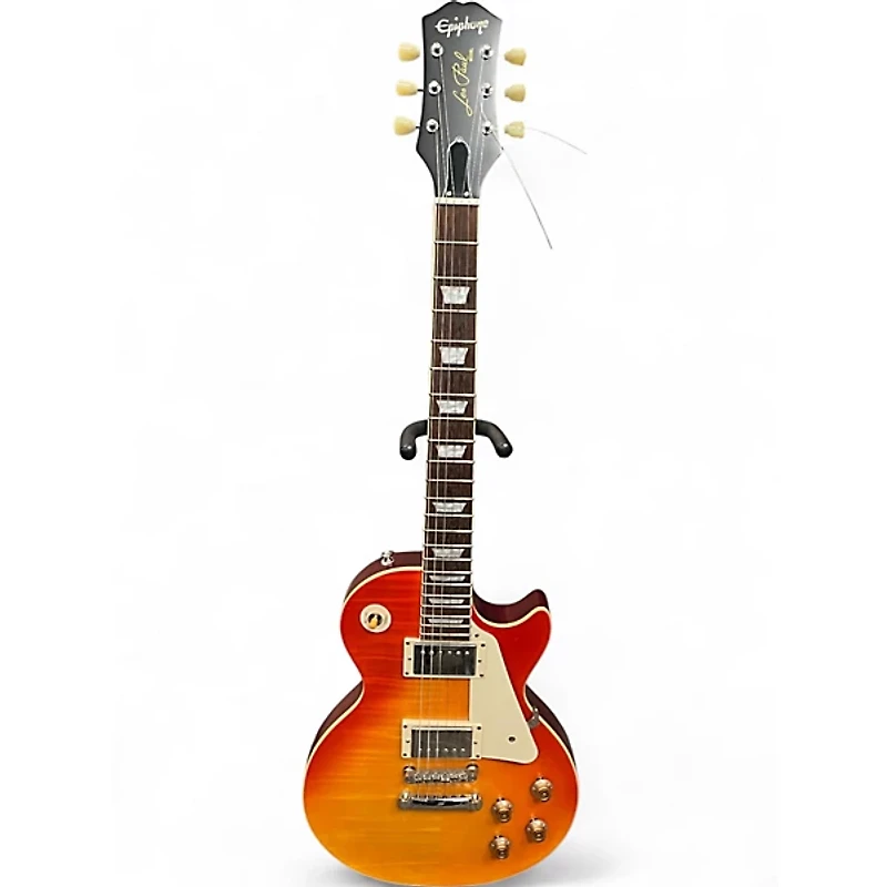 Used Epiphone INSPIRED BY GIBSON 1959 LES PAUL SUNBURST Solid Body Electric Guitar