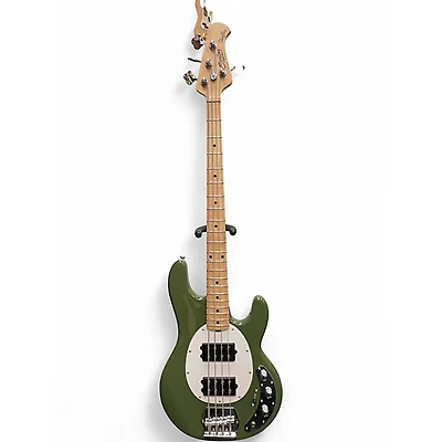 Used Sterling by Music Man RAY4HH Olive Electric Bass Guitar