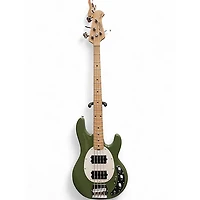 Used Sterling by Music Man RAY4HH Olive Electric Bass Guitar