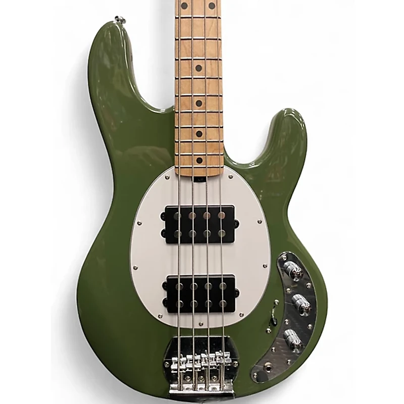 Used Sterling by Music Man RAY4HH Olive Electric Bass Guitar