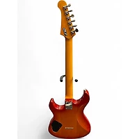 Used Yamaha PAC611HFM Amber Burst Solid Body Electric Guitar