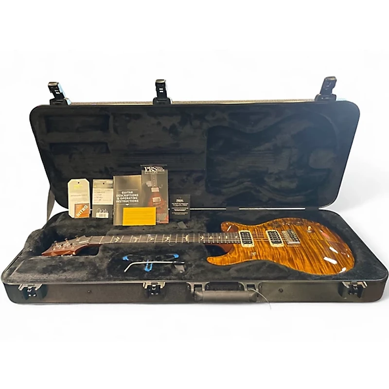 Used PRS Core Custom 24-08 Trans Amber Solid Body Electric Guitar