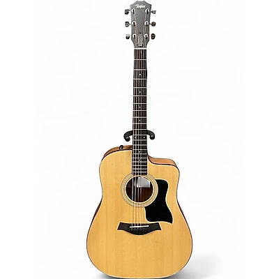 Used Taylor 110CE Natural Acoustic Electric Guitar