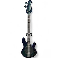 Used Sterling by Music Man Ray34 Blue Burst Electric Bass Guitar