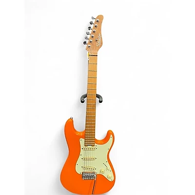 Used Schecter Guitar Research Nick Johnston Orange Solid Body Electric Guitar
