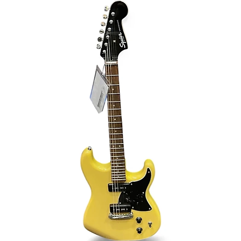 Used Squier STRATOSONIC TV YELLOW Solid Body Electric Guitar