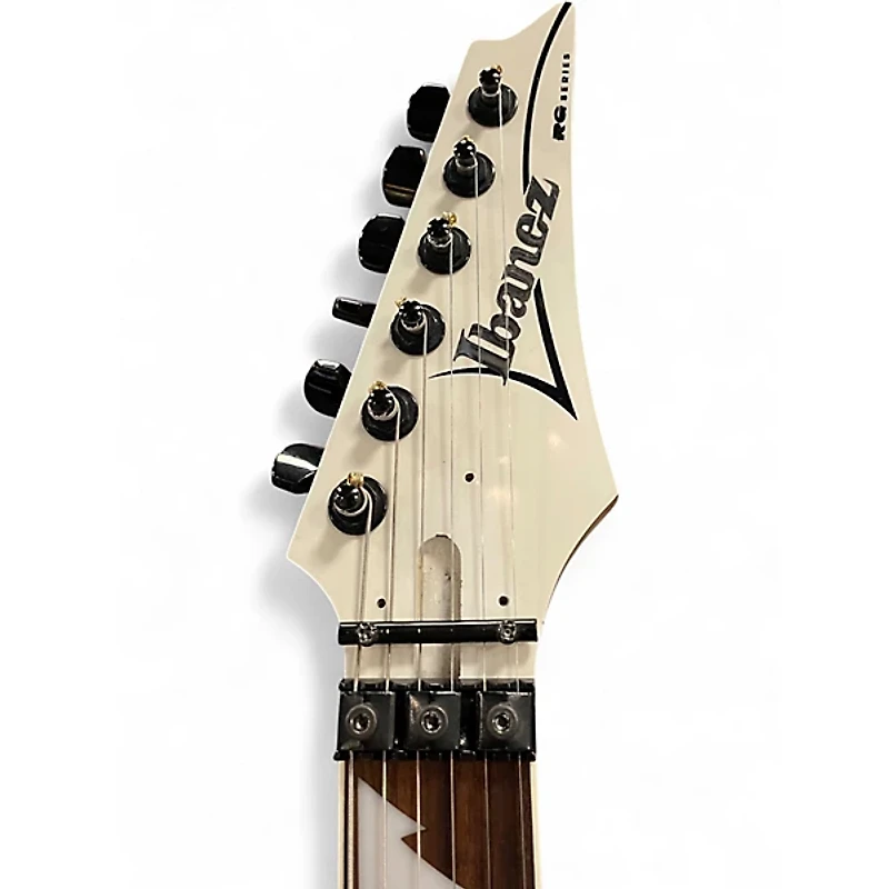 Used Ibanez RG350DX RG Series White Solid Body Electric Guitar