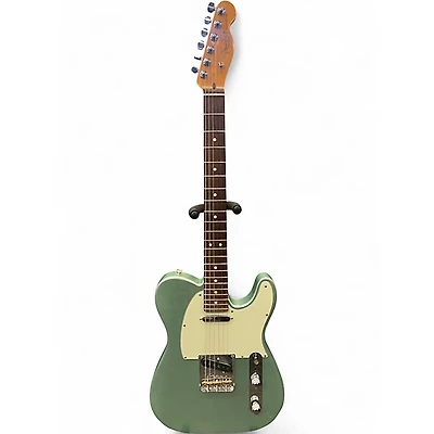 Used Fender American Professional II Telecaster Mystic Surf Green Solid Body Electric Guitar