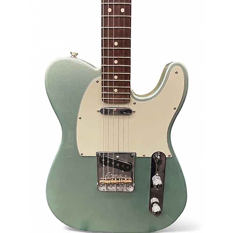 Used Fender American Professional II Telecaster Mystic Surf Green Solid Body Electric Guitar