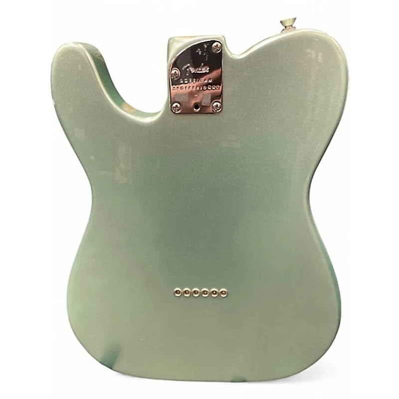 Used Fender American Professional II Telecaster Mystic Surf Green Solid Body Electric Guitar
