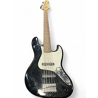 Used Squier Affinity Jazz Bass V 5 String Black Electric Bass Guitar