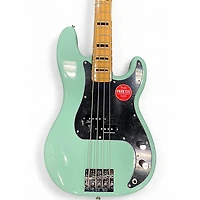 Used Squier Classic Vibe 1970S Precision Bass SURF GREEN Electric Bass Guitar