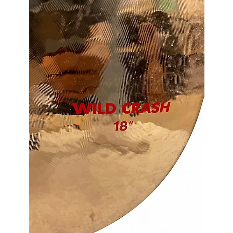 Used Paiste 18in 2002 Wild Crash Cymbal