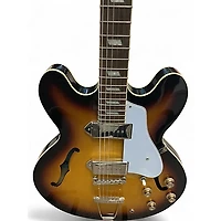 Used Epiphone Casino 2 Tone Sunburst Hollow Body Electric Guitar