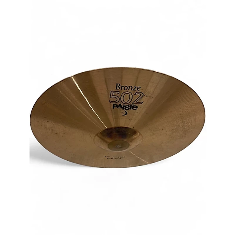 Used Paiste 14in 502 Hi Hat Bottom Cymbal