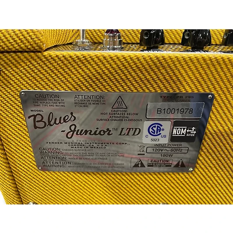Used Fender BLUES JR LTD C12N 120V Tube Guitar Combo Amp