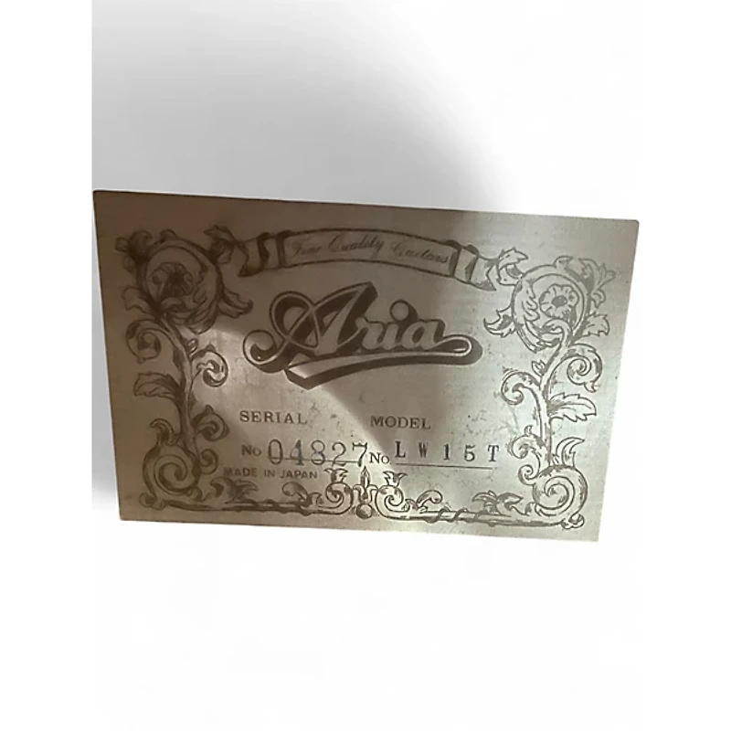 Used Aria LW15T Natural 12 String Acoustic Guitar