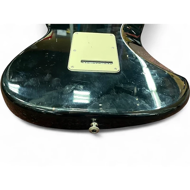 Used Fender AMERICAN DELUXE FAT STRATOCASTER Black Solid Body Electric Guitar