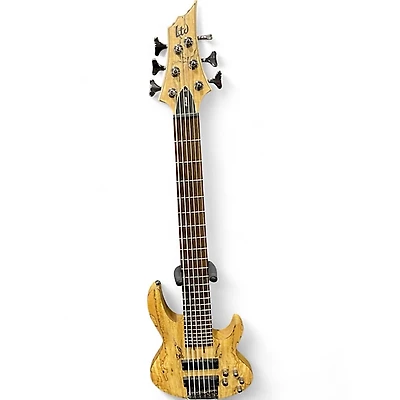 Used ESP LTD B-206SM Spalted Maple Electric Bass Guitar