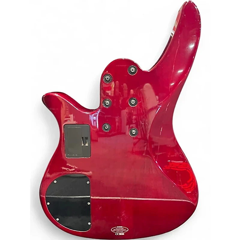 Used Yamaha RBX 6JM John Myung Signature Red Electric Bass Guitar