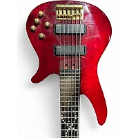 Used Yamaha RBX 6JM John Myung Signature Red Electric Bass Guitar