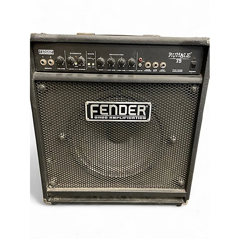 Used Fender Rumble 75 75W 1x12 Bass Combo Amp