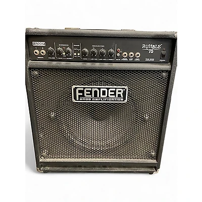 Used Fender Rumble 75 75W 1x12 Bass Combo Amp