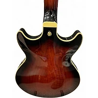 Used Ibanez AM153QA DARK BROWN SUNBURST Hollow Body Electric Guitar