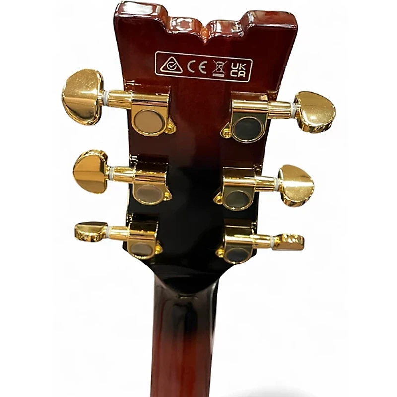 Used Ibanez AM153QA DARK BROWN SUNBURST Hollow Body Electric Guitar