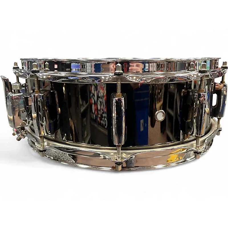 Used Pearl 14X5.5 Chad Smith Snare Black Chrome Drum