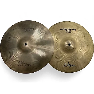 Used Zildjian 13in New Beat Hi Hat Pair Cymbal