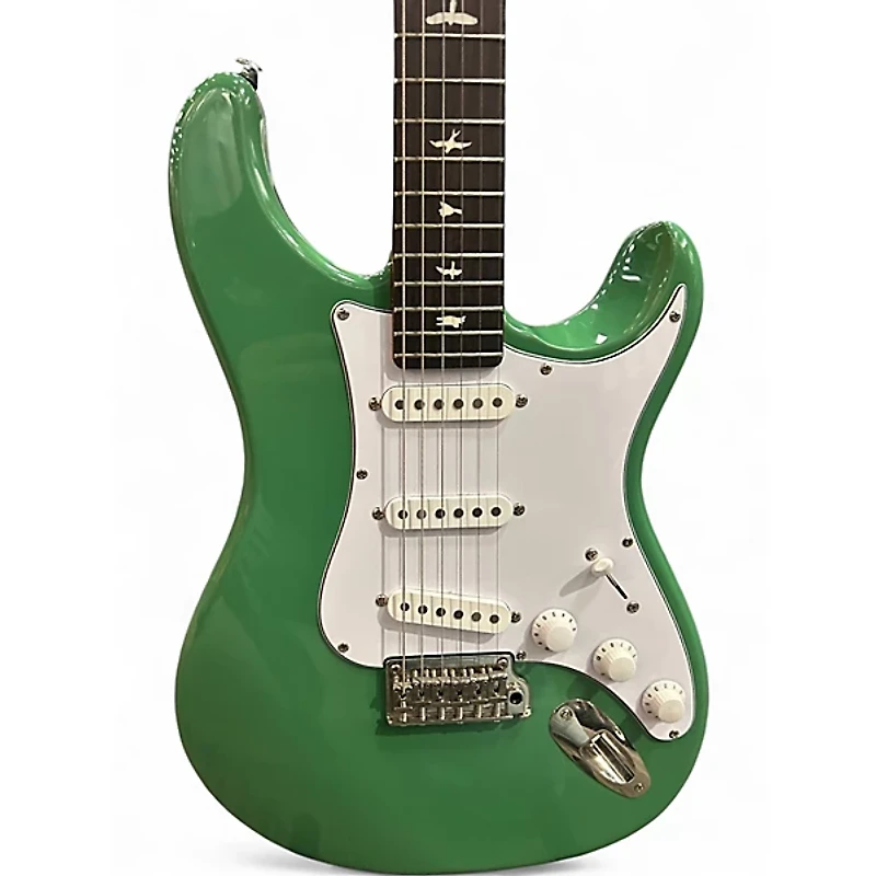 Used PRS SE Silver Sky Seafoam Green Solid Body Electric Guitar