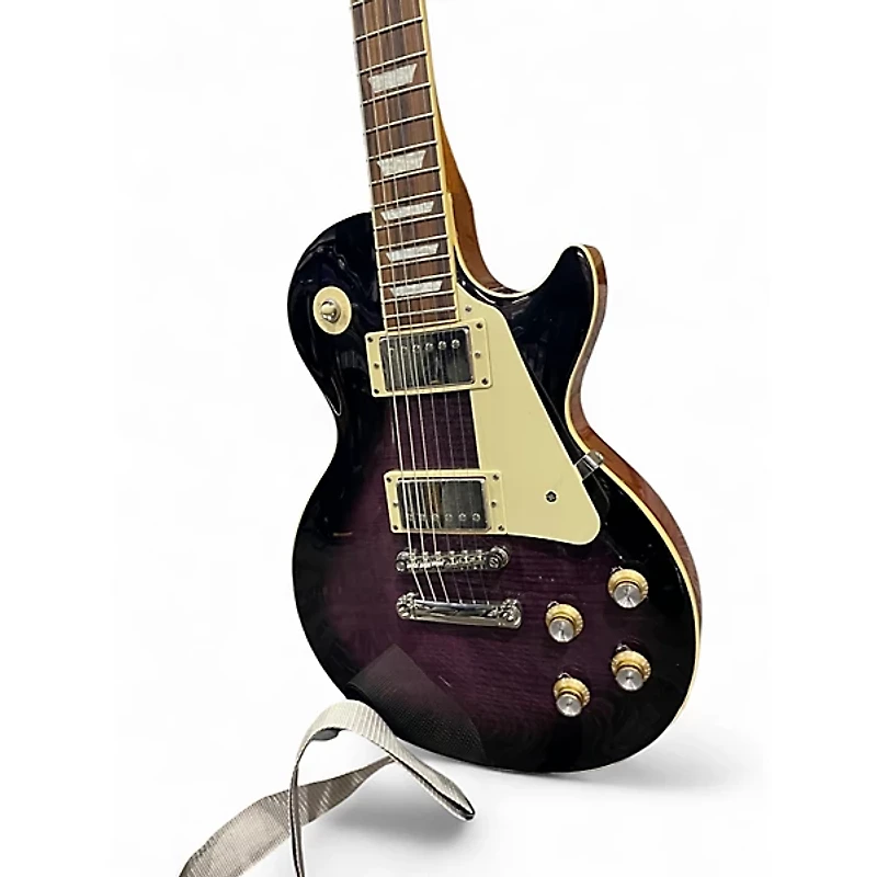 Used Epiphone Les Paul Standard Trans Purple Solid Body Electric Guitar