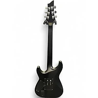 Used Schecter Guitar Research Damien Platinum Flat Black Solid Body Electric Guitar