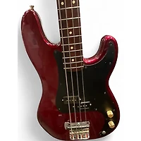 Used Fender Standard Precision Bass Midnight Wine Electric Bass Guitar