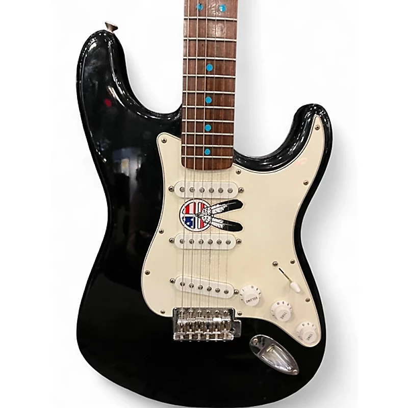 Used Fender Standard Stratacoustic Black Acoustic Electric Guitar