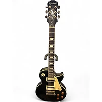 Used Epiphone Les Paul Traditional Pro Black Solid Body Electric Guitar