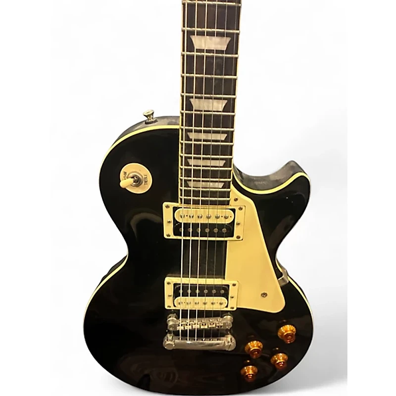 Used Epiphone Les Paul Traditional Pro Black Solid Body Electric Guitar
