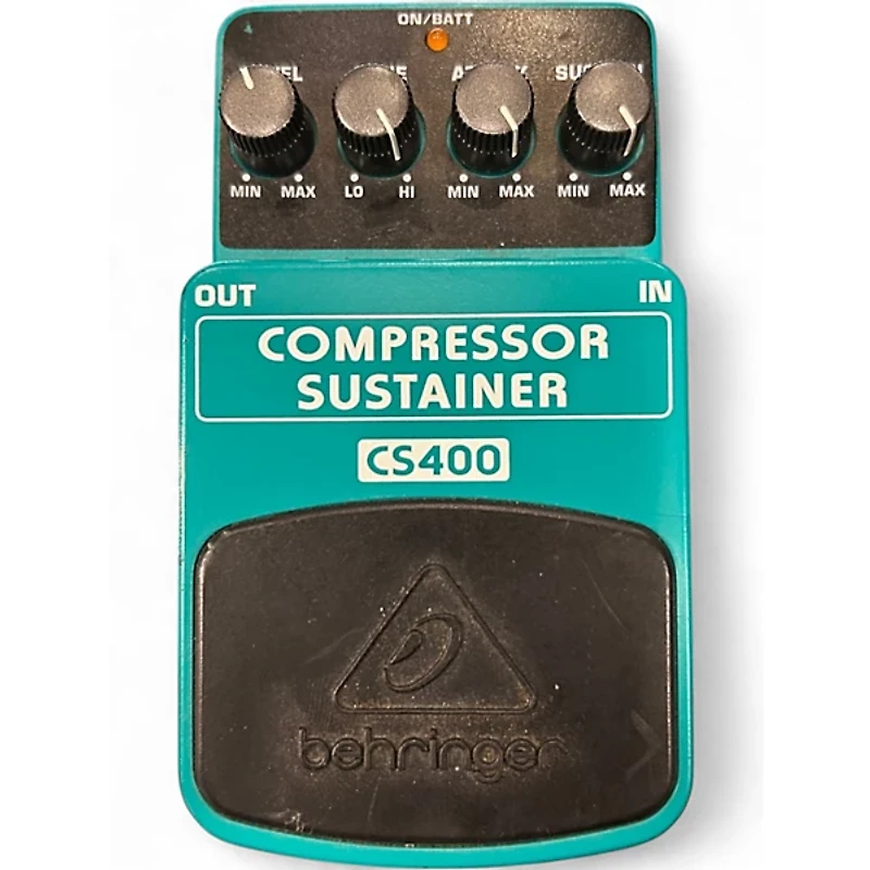 Used Behringer CS400 Compressor Sustainer Effect Pedal
