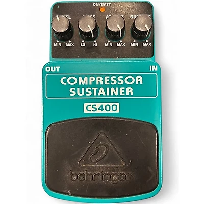 Used Behringer CS400 Compressor Sustainer Effect Pedal